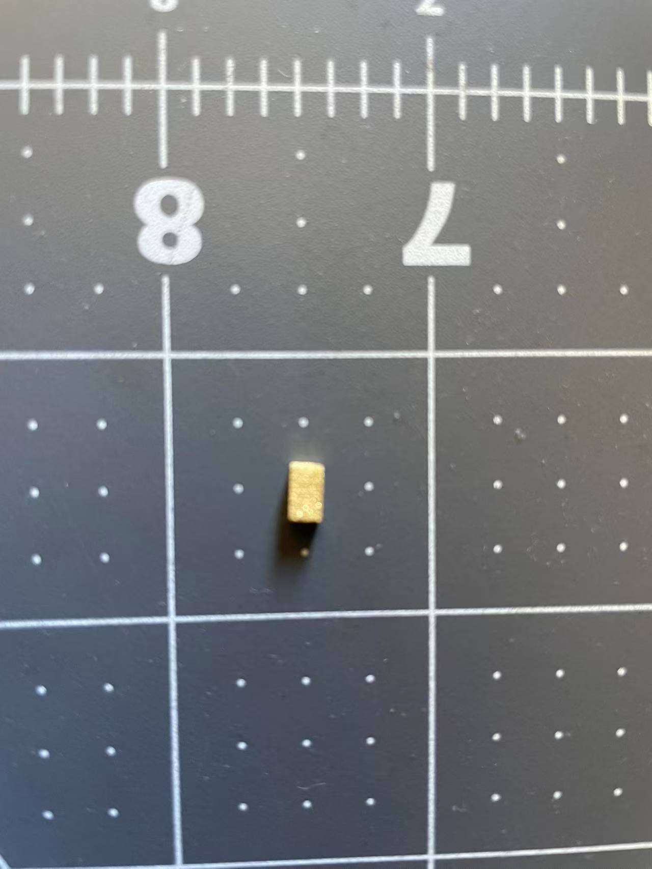5x3x3 Copper Diamond Composite Gold Au Plated