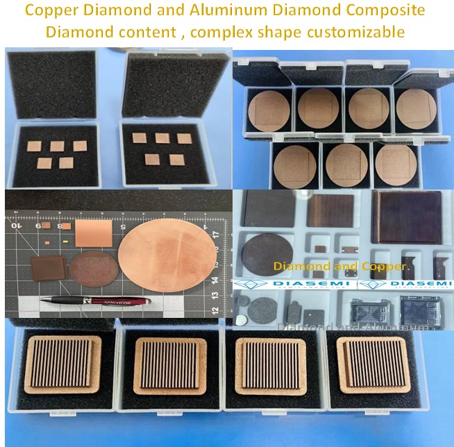 Copper diamond composite customization