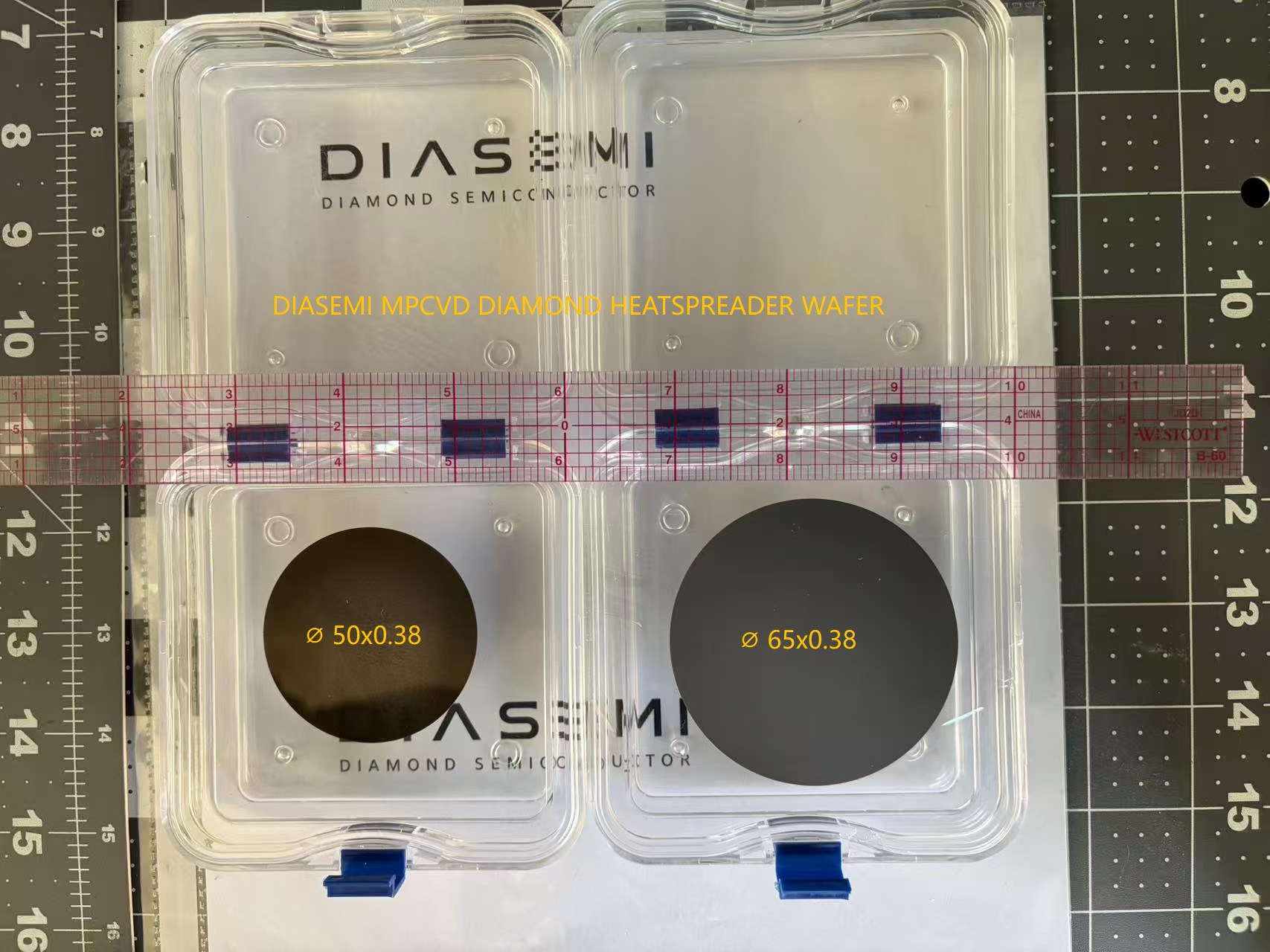 MPCVD Diamond Heatspreader heatsink   Diamond wafer
