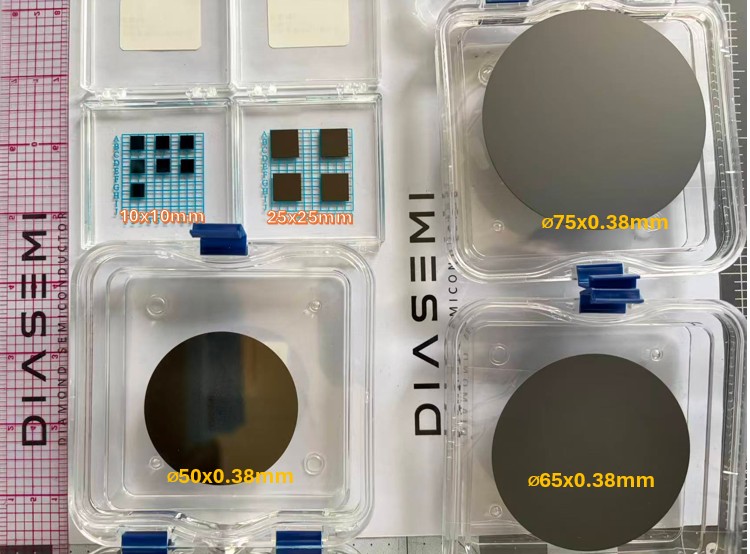 Standard Diasemi MPCVD diamond wafer heatspreader