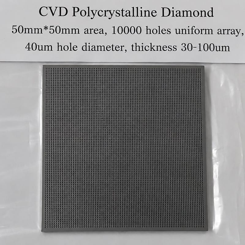 Porous CVD Diamond Film Membrane