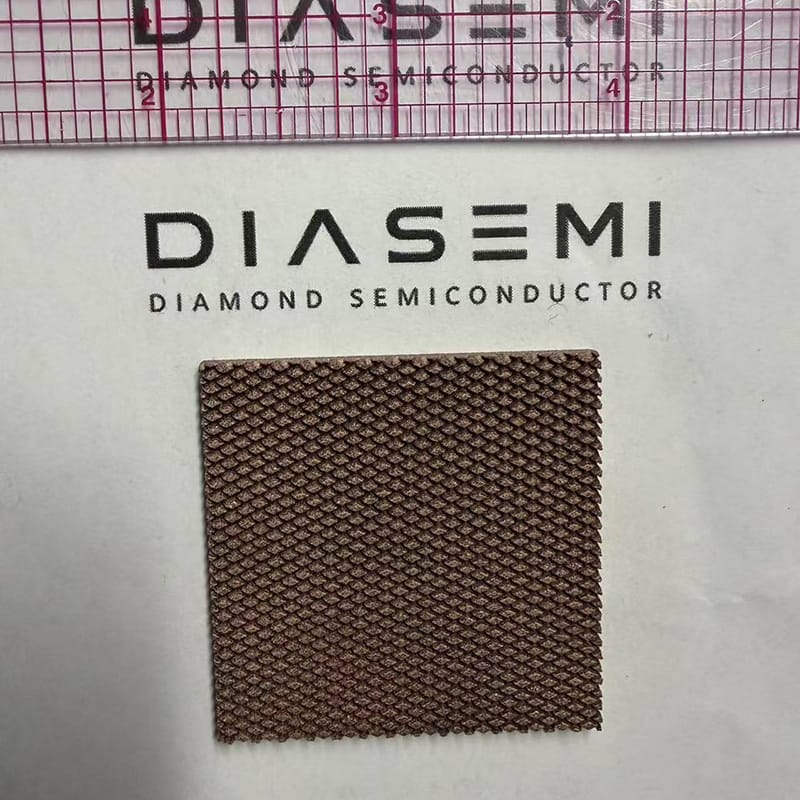 Copper diamond composite heatsink gold plated Copper diamond composite heatsink microchannel