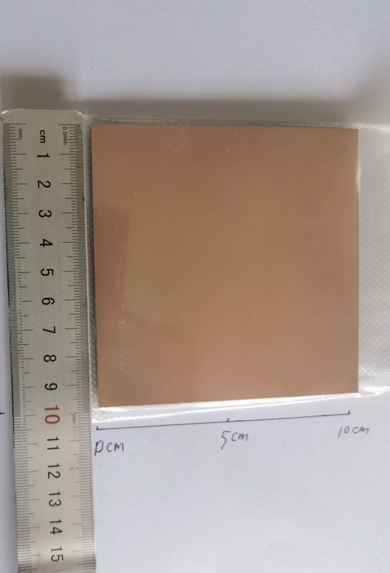 100x100x3mm diamond and copper composite heatsink