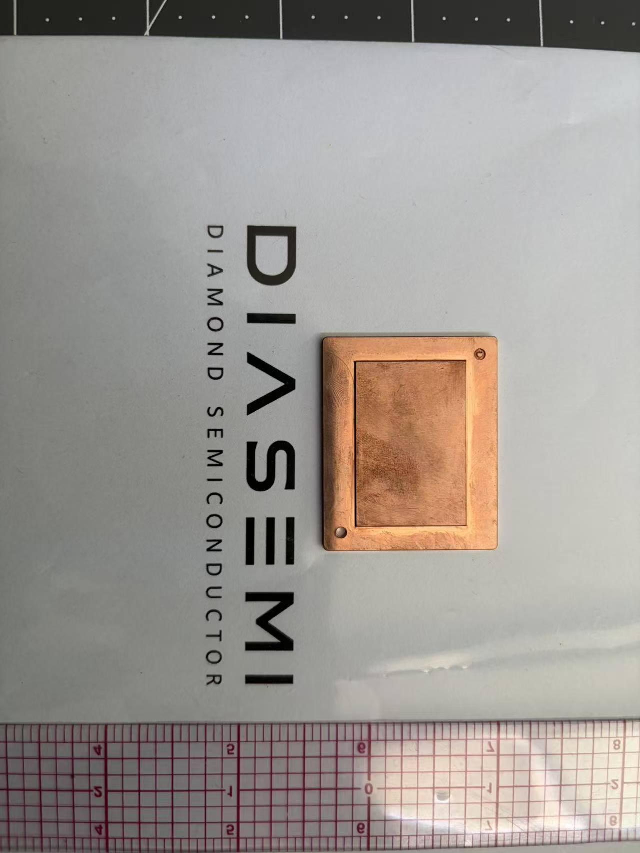 Diamond and copper composite  heatsink